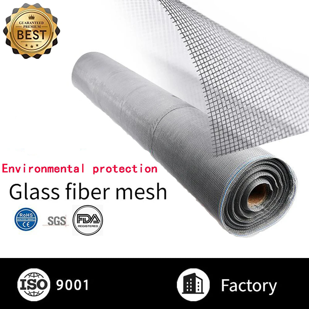 Moustiquaire de fenêtre gris auto-agrippante anti-moustiques