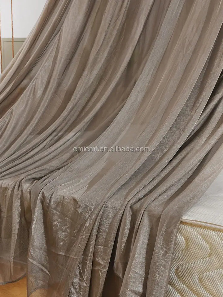 Moustiquaire de lit gris foncé anti-moustiques pour chambre
