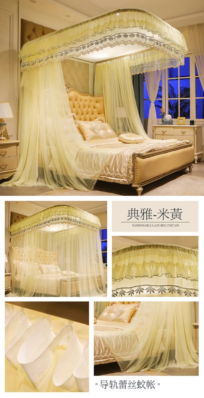 Moustiquaire de lit blanc anti-moustiques pour chambre