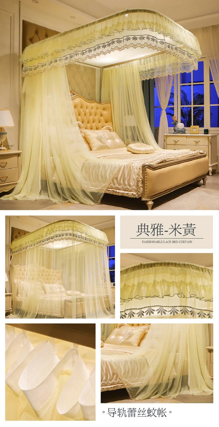 Moustiquaire de lit blanc anti-moustiques pour chambre