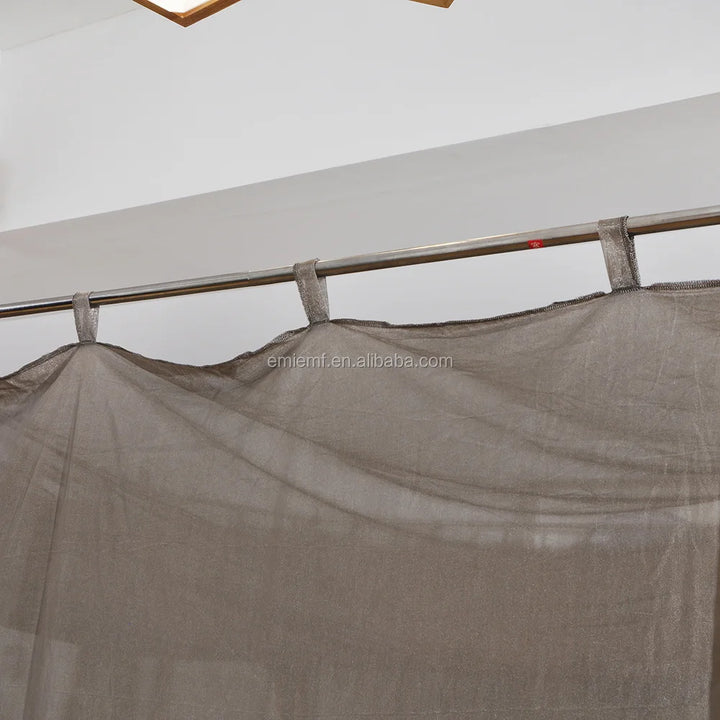 Moustiquaire de lit gris foncé anti-moustiques pour chambre