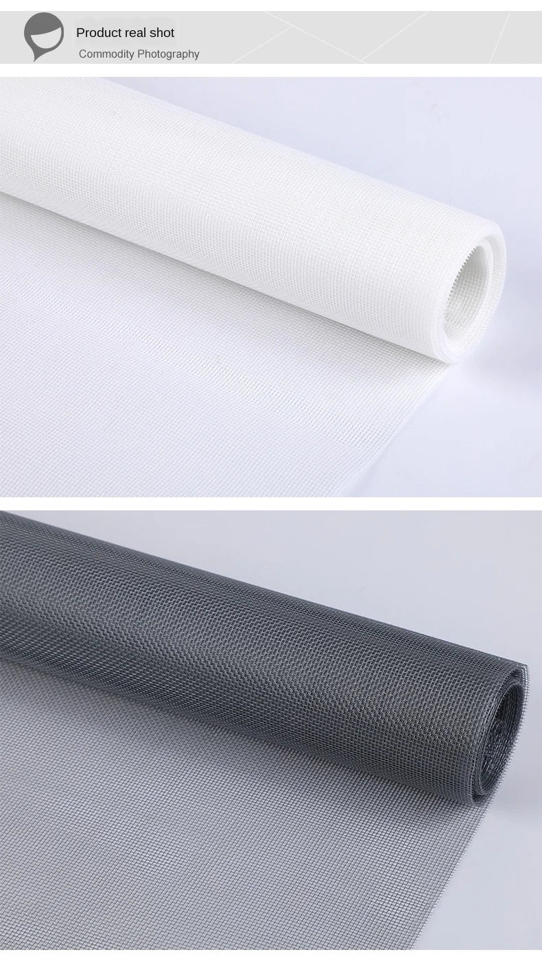 Moustiquaire de fenêtre gris auto-agrippante anti-moustiques