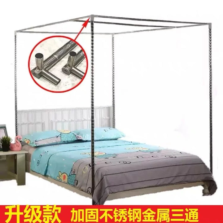 Moustiquaire de lit gris foncé anti-moustiques pour chambre