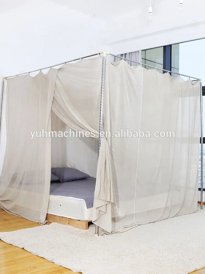 Moustiquaire de lit gris foncé anti-moustiques pour chambre
