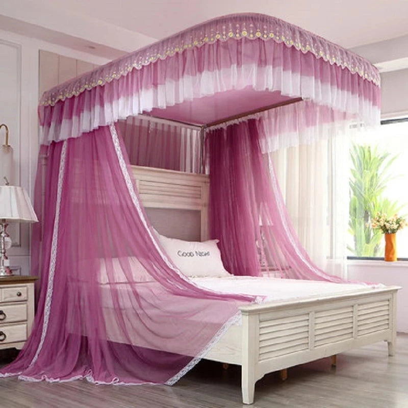 Moustiquaire de lit blanc anti-moustiques pour chambre