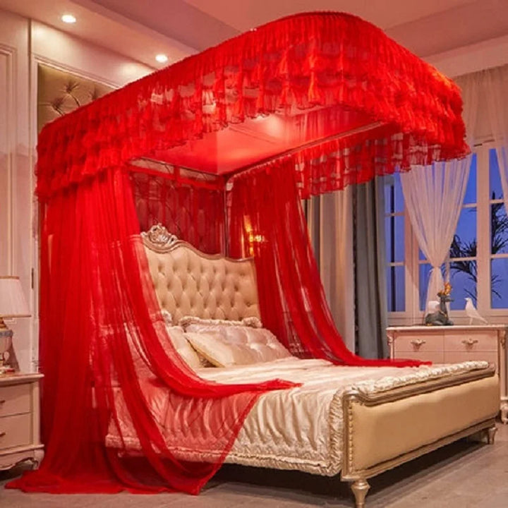 Moustiquaire de lit blanc anti-moustiques pour chambre