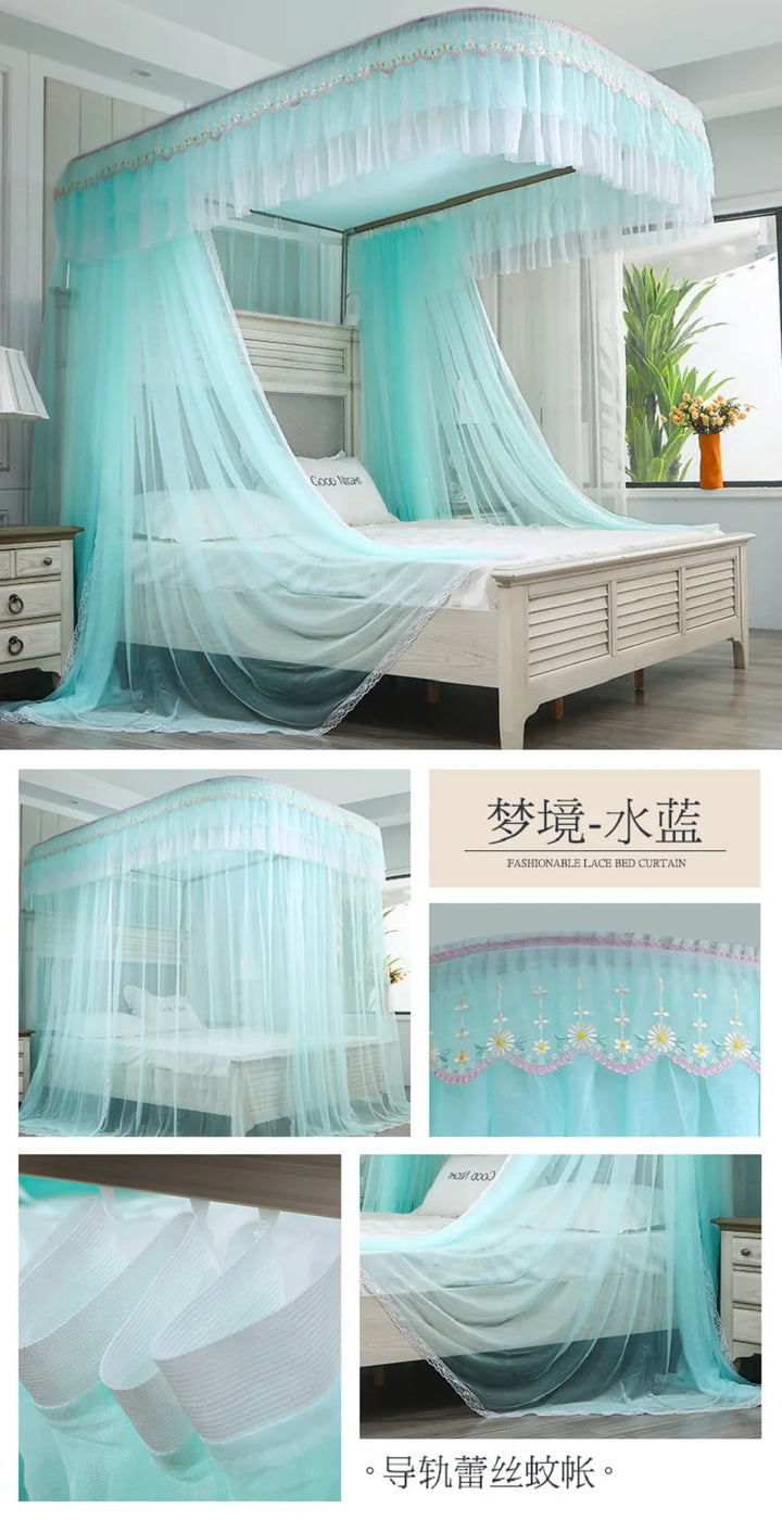 Moustiquaire de lit blanc anti-moustiques pour chambre