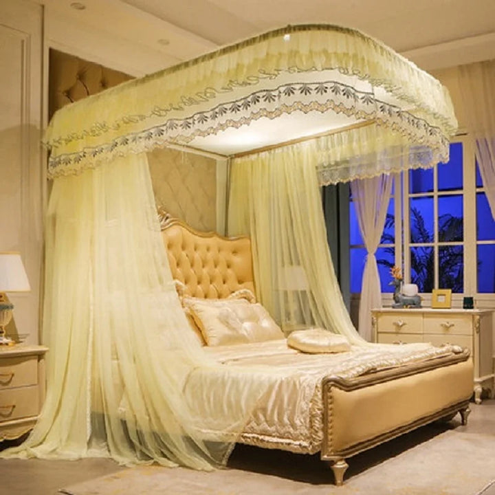 Moustiquaire de lit blanc anti-moustiques pour chambre