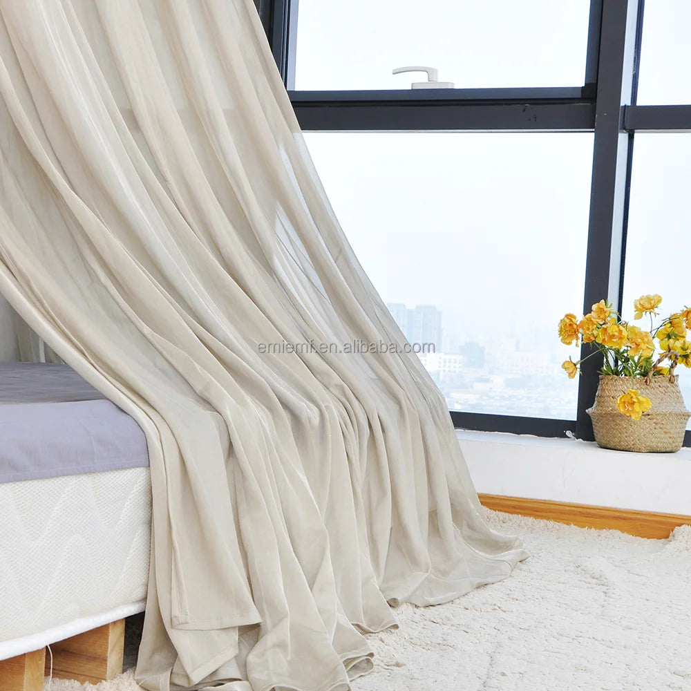 Moustiquaire de lit gris foncé anti-moustiques pour chambre