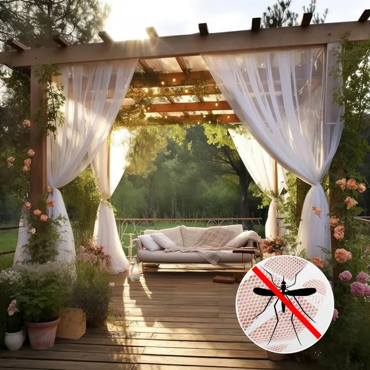 Filet anti-insectes de jardin noir à maille fine