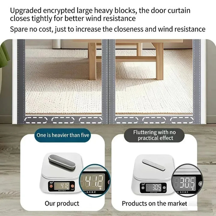 Moustiquaire de porte magnétique anti-insectes