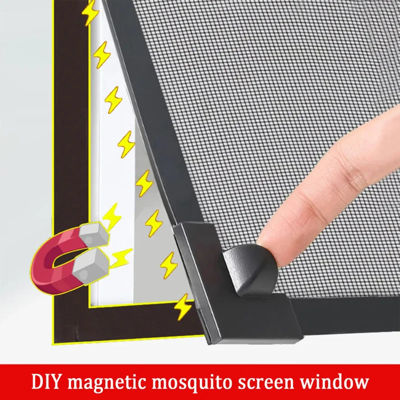 Moustiquaire de fenêtre auto-agrippante anti-moustiques