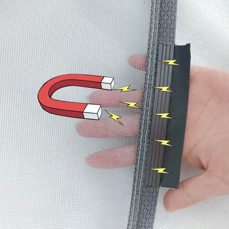 Moustiquaire de fenêtre auto-agrippante anti-moustiques