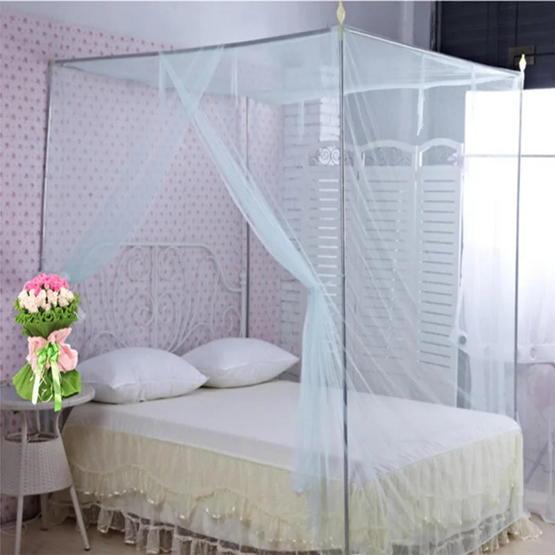 Moustiquaire de lit rose anti-moustiques pour chambre