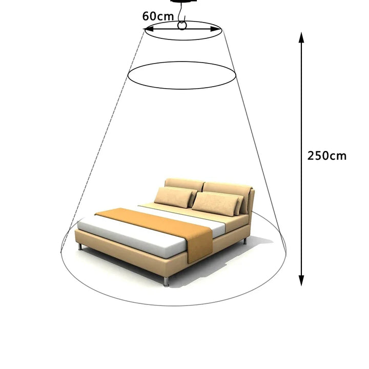 Moustiquaire de lit blanc anti-moustiques pour chambre