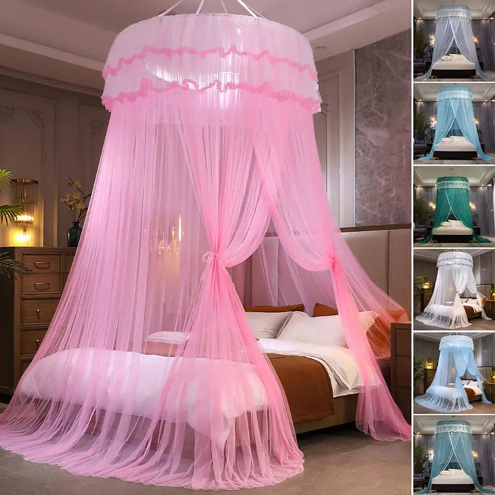 Moustiquaire de lit vert foncé anti-moustiques pour chambre