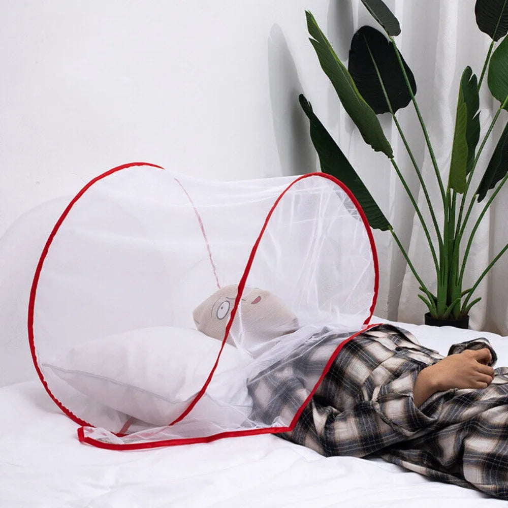 Moustiquaire de lit rouge anti-moustiques pour chambre