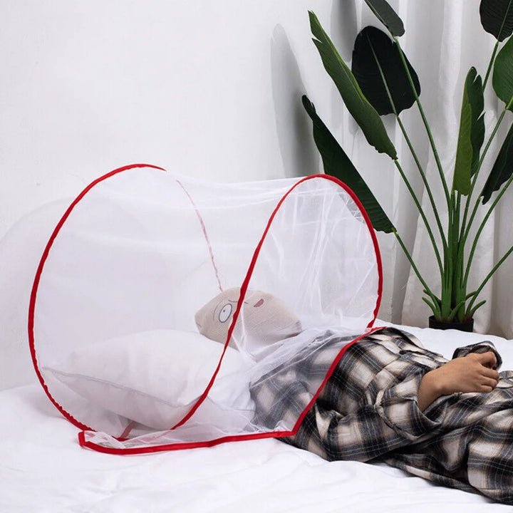 Moustiquaire de lit rouge anti-moustiques pour chambre