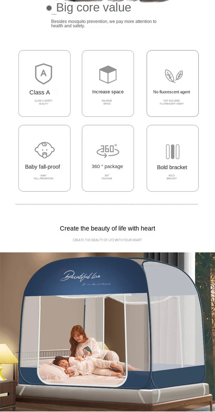Moustiquaire de lit anti-moustiques pour chambre