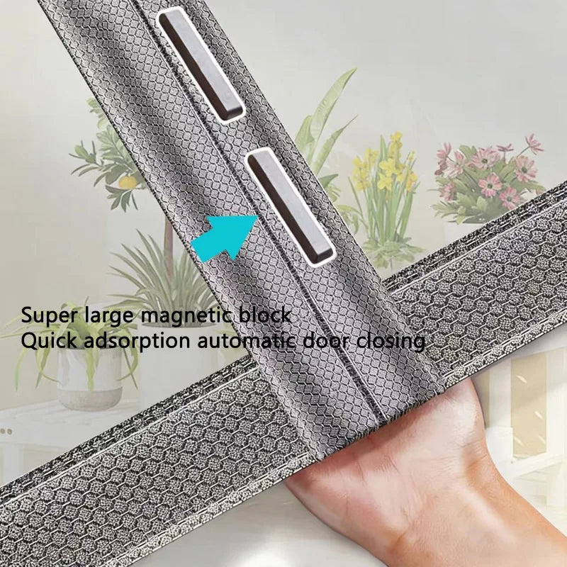 Moustiquaire de porte magnétique anti-insectes