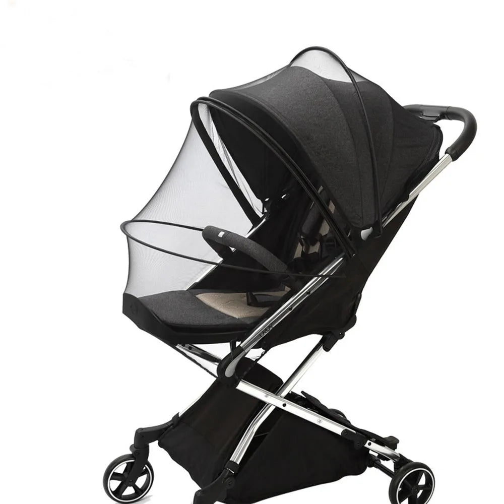 Moustiquaire de poussette noir pour bébé