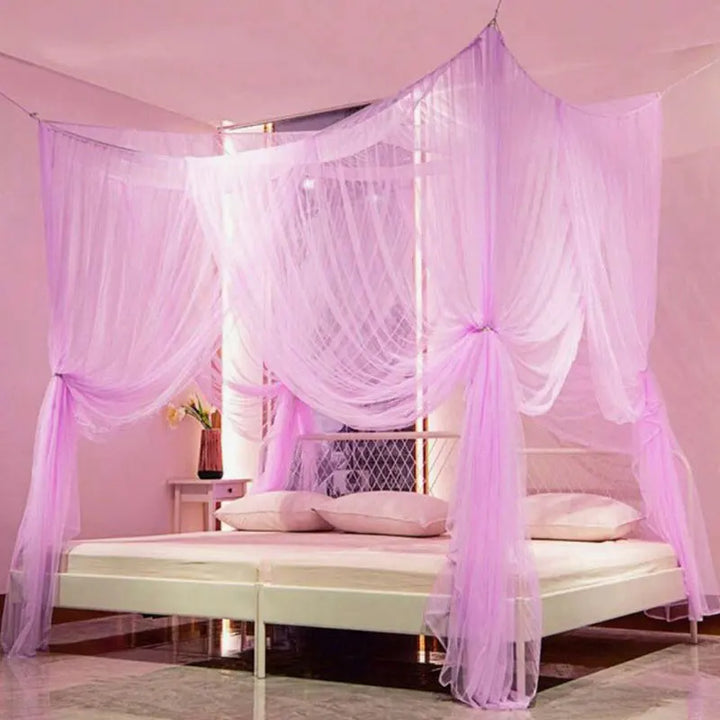 Moustiquaire de lit blanc anti-moustiques pour chambre
