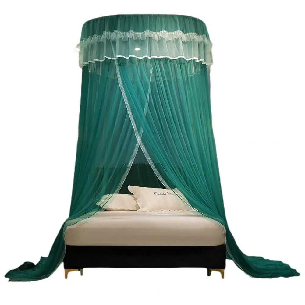 Moustiquaire de lit vert foncé anti-moustiques pour chambre