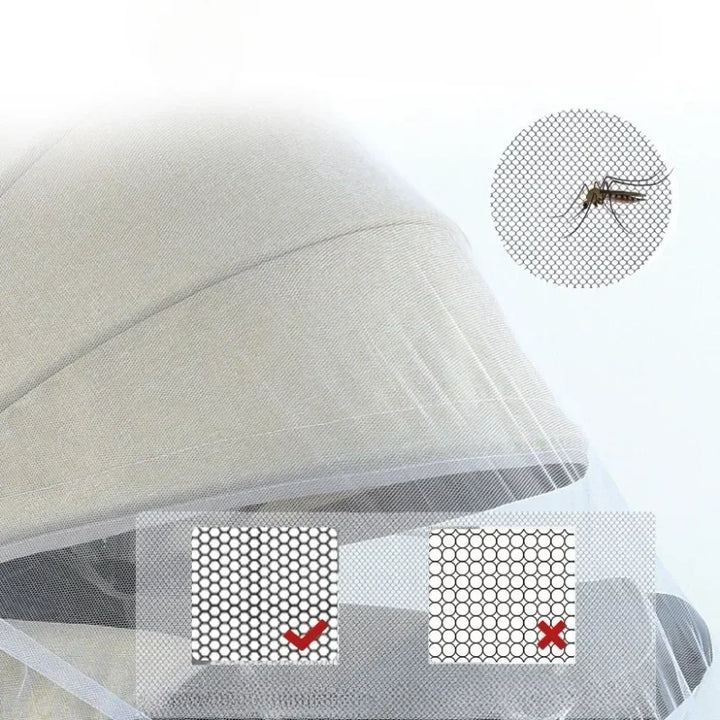 Moustiquaire de poussette bleu pour bébé