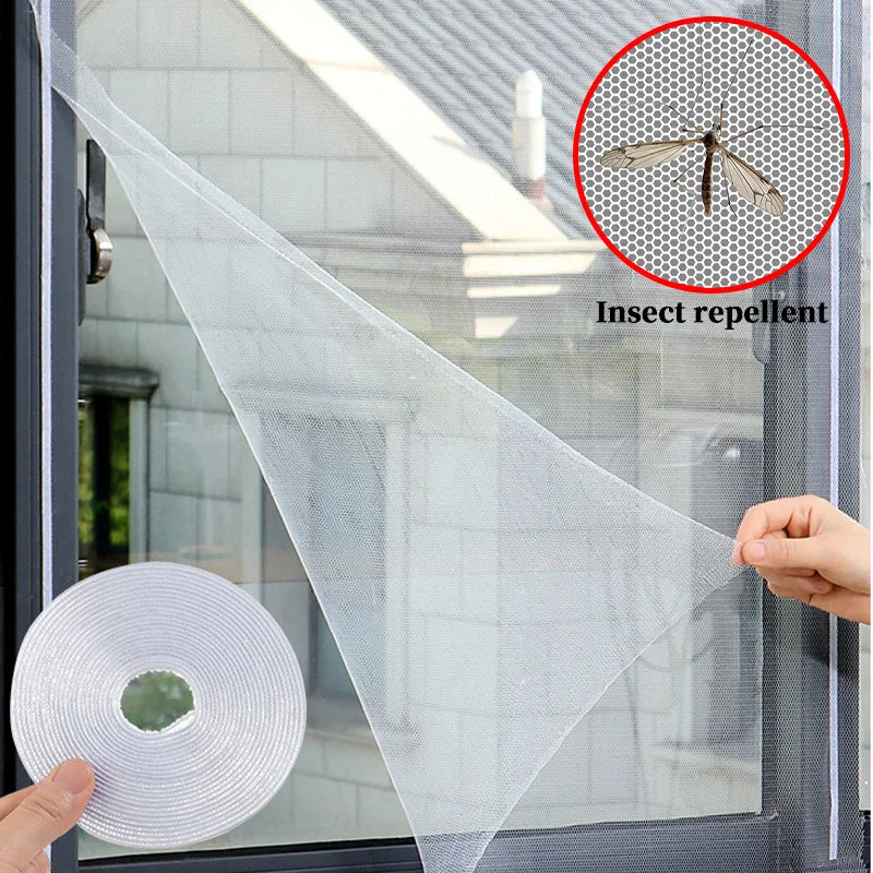 Moustiquaire de fenêtre auto-agrippante anti-moustiques