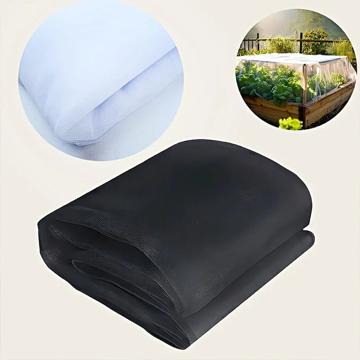 Filet anti-insectes de jardin noir à maille fine