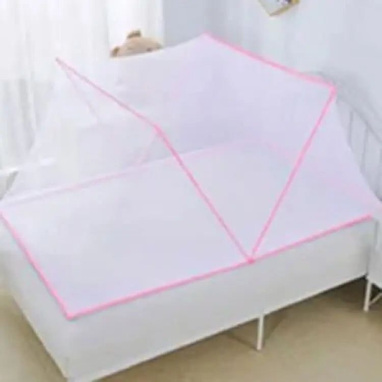 Moustiquaire de lit bleu anti-moustiques pour chambre