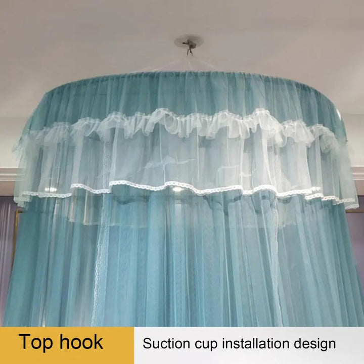 Moustiquaire de lit vert foncé anti-moustiques pour chambre