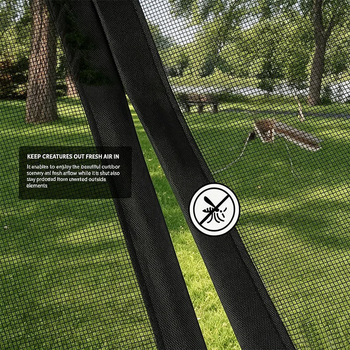 Moustiquaire de porte magnétique anti-insectes