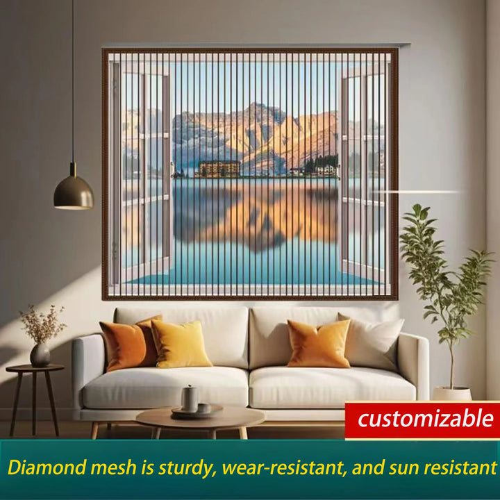 Moustiquaire de fenêtre auto-agrippante anti-moustiques