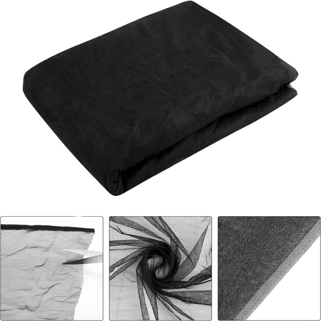 Filet anti-insectes de jardin noir à maille fine