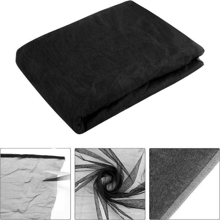 Filet anti-insectes de jardin noir à maille fine