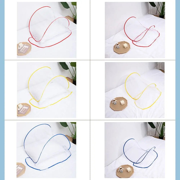 Moustiquaire de lit rouge anti-moustiques pour chambre