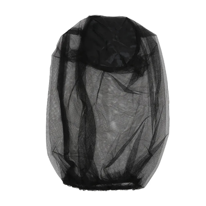 Moustiquaire de tête gris pour pêche et randonnée