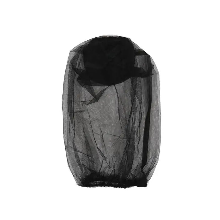 Moustiquaire de tête gris pour pêche et randonnée
