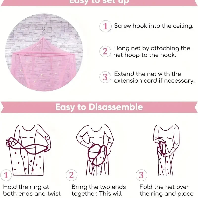 Moustiquaire de lit anti-moustiques pour chambre