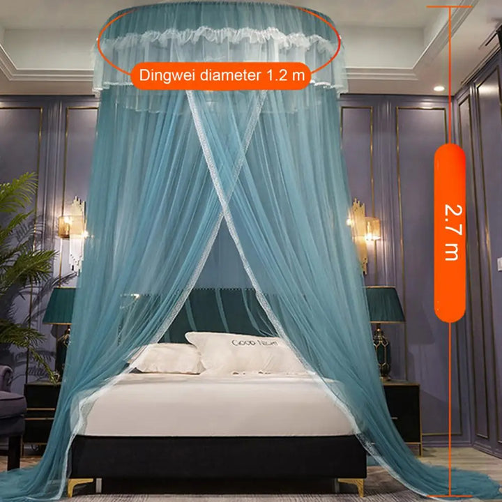 Moustiquaire de lit vert foncé anti-moustiques pour chambre