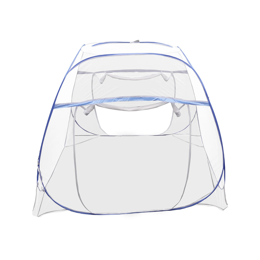 Moustiquaire de lit bleu anti-moustiques pour chambre