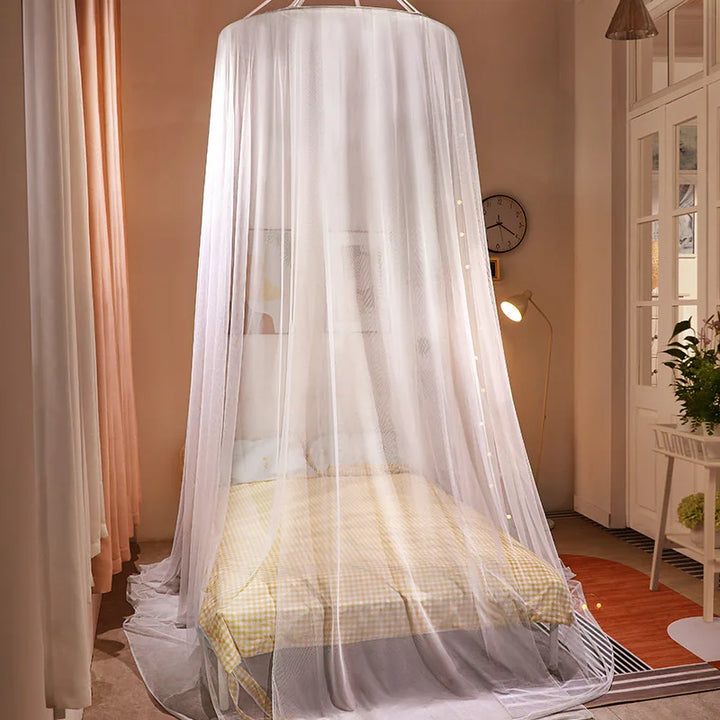 Moustiquaire de lit bleu anti-moustiques pour chambre