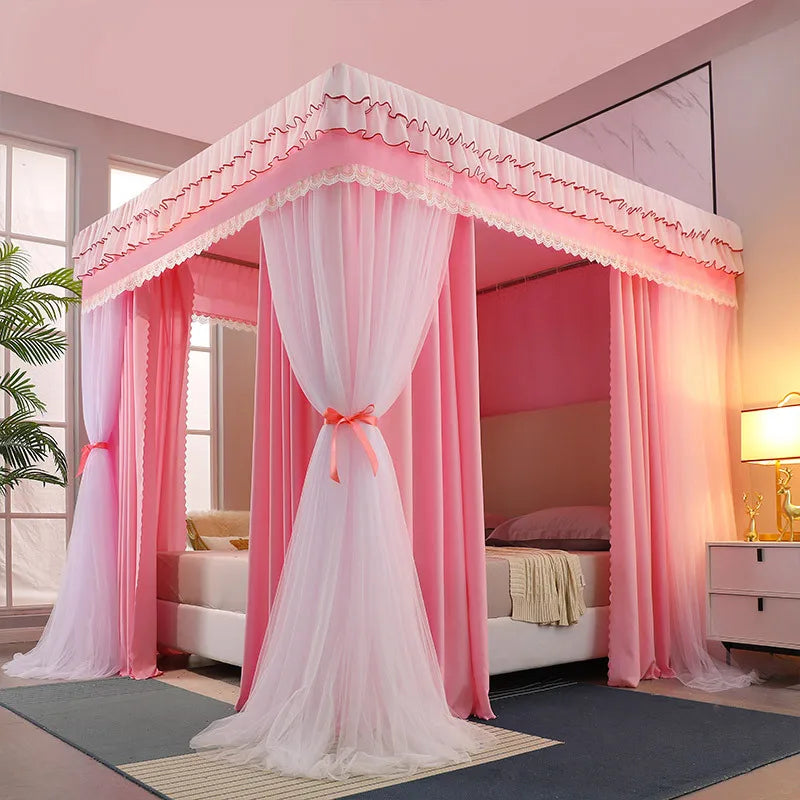 Moustiquaire de lit vert anti-moustiques pour chambre