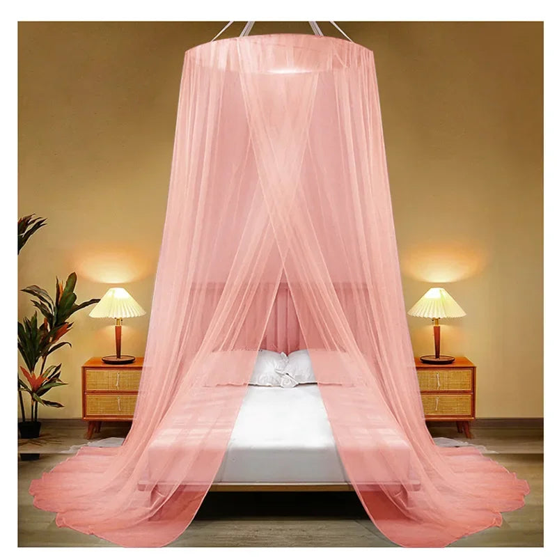 Moustiquaire de lit bleu anti-moustiques pour chambre