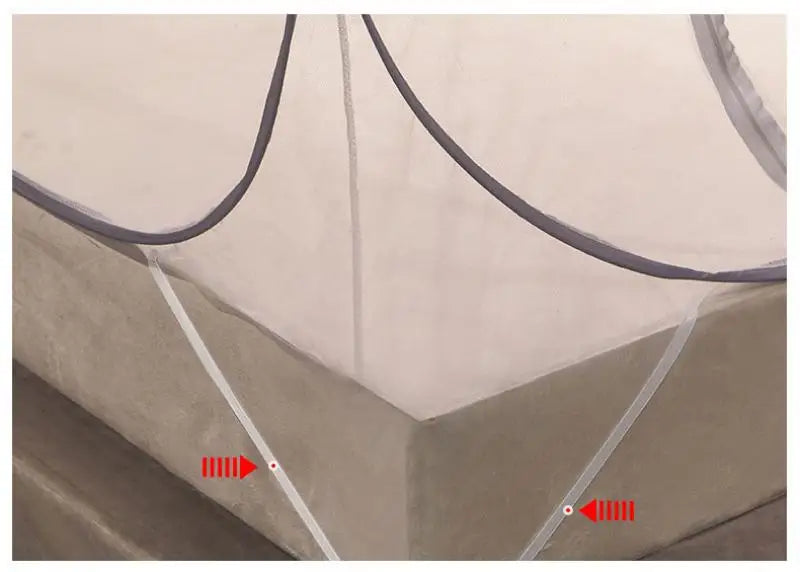 Moustiquaire de lit vert anti-moustiques pour chambre