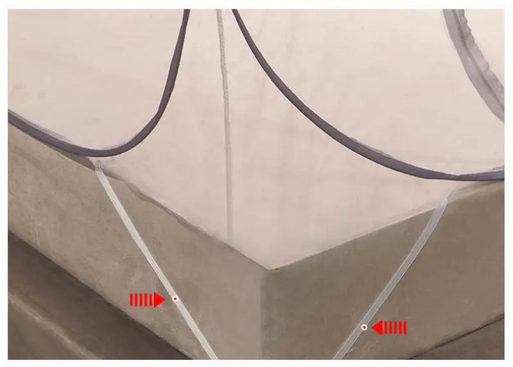 Moustiquaire de lit vert anti-moustiques pour chambre