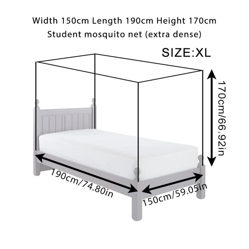 Moustiquaire de lit anti-moustiques pour chambre