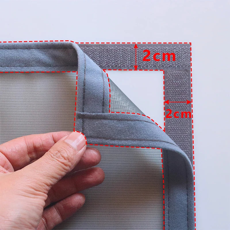 Moustiquaire de porte magnétique anti-insectes