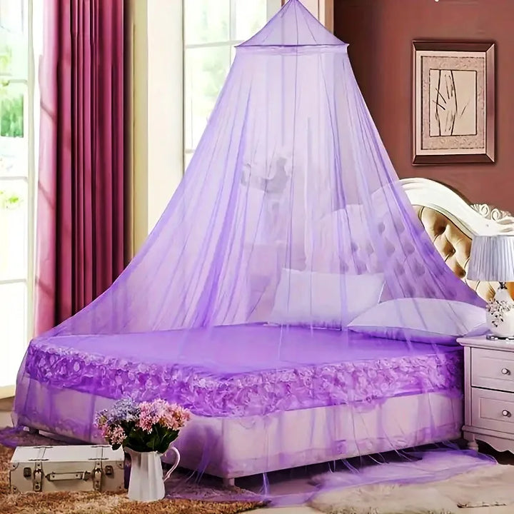Moustiquaire de lit bleu anti-moustiques pour chambre